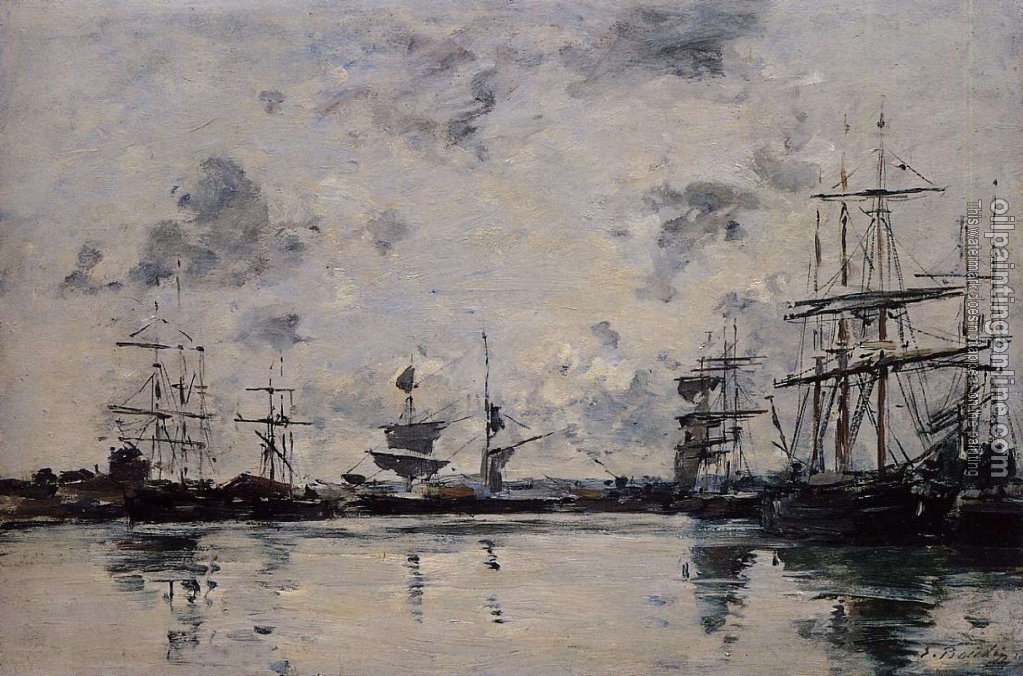 Boudin, Eugene - Le Havre, the Port